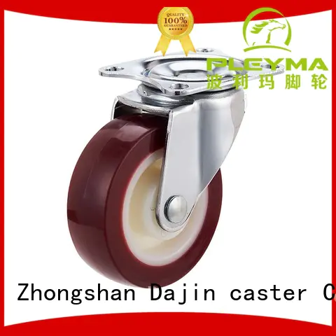Dajin caster industrial pu caster wheel rubber for car
