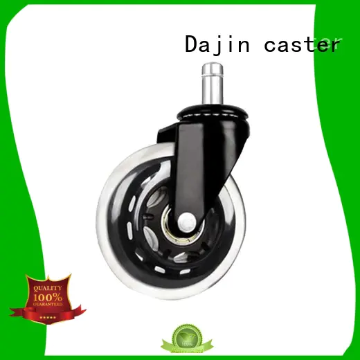 75mm Rollerblade style Transparent PU office chair caster