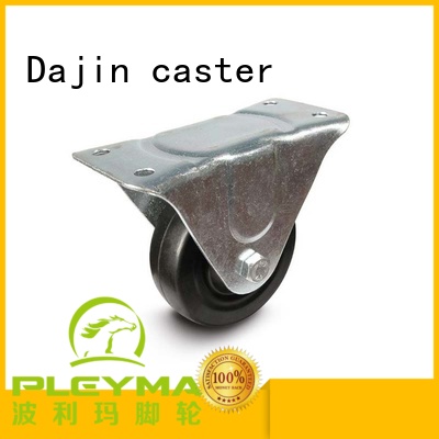 light-duty desk chair casters plastic plate for wholesale
