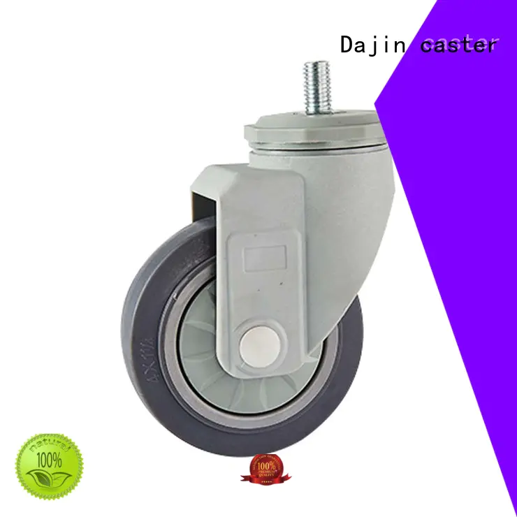Dajin caster medium caster cart metal-brake