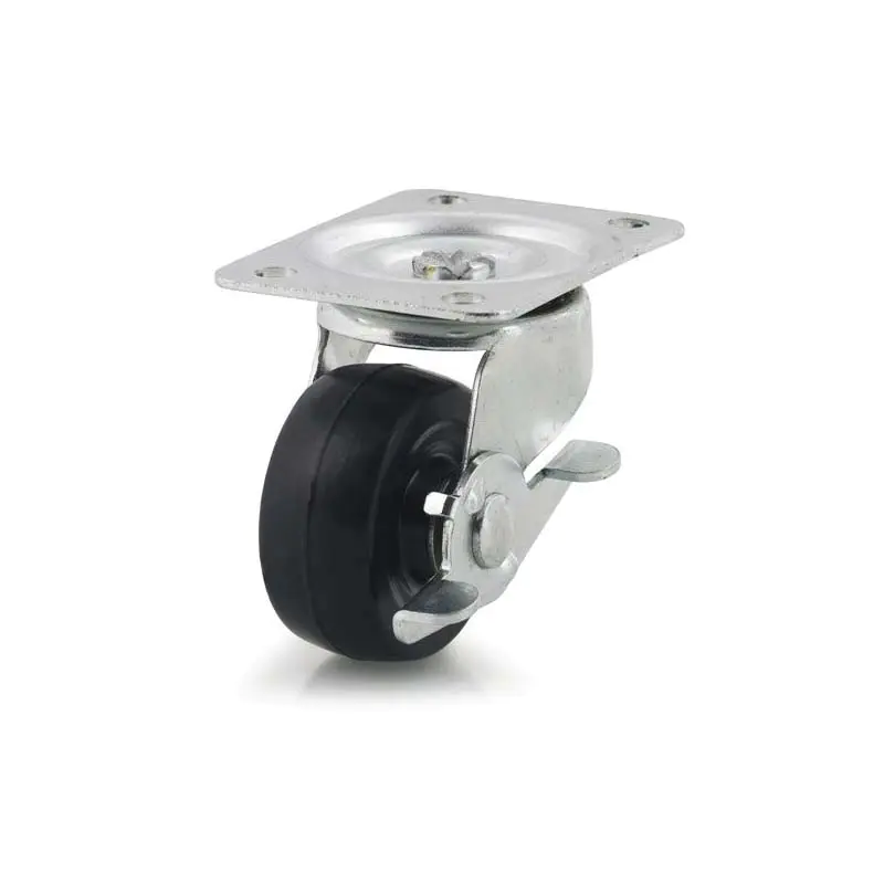 Dajin caster brake polyurethane wheels brake for car