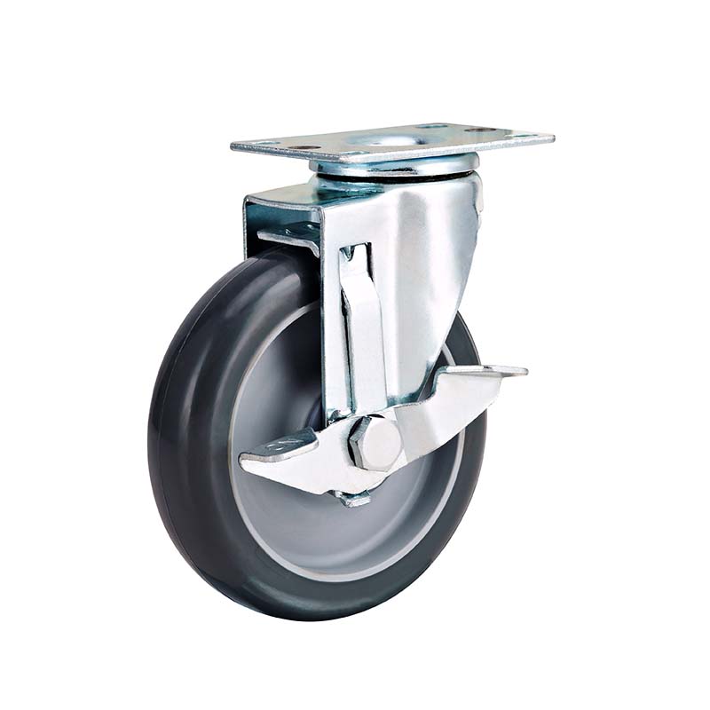 Dajin caster noiseless heavy duty dolly wheels food service wheel for car