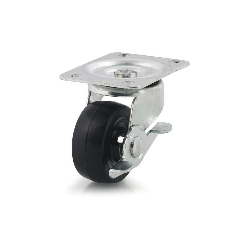 Dajin caster brake polyurethane wheels caster at discount