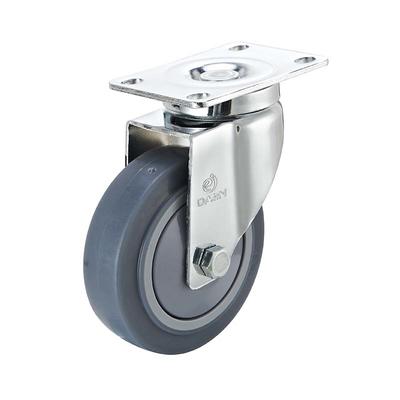 5 inch non-marking swivel caster TPR wheel