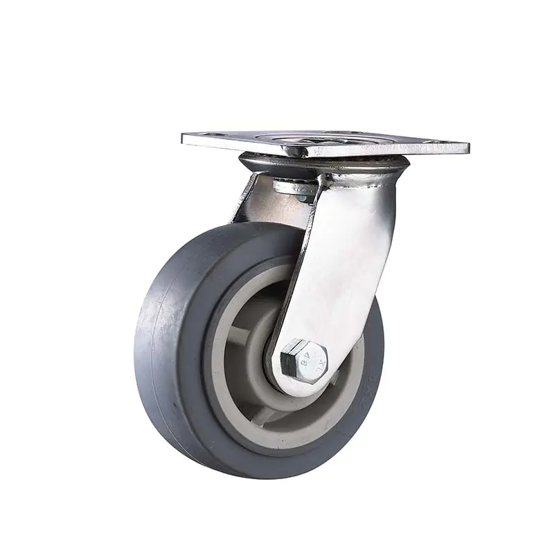 Dajin caster medium heavy duty wheels caster metal brake