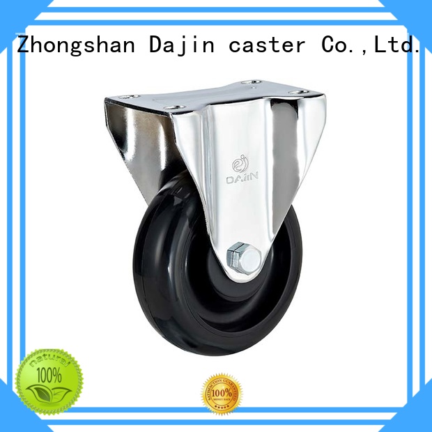 rigid esd castors chrome precision equipment Dajin caster
