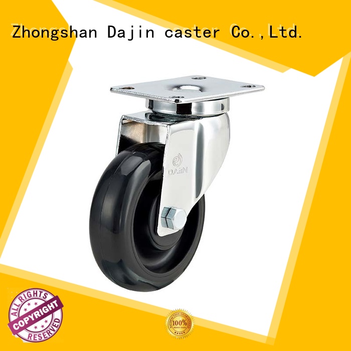 Dajin caster black esd caster wheel swivel precision equipment