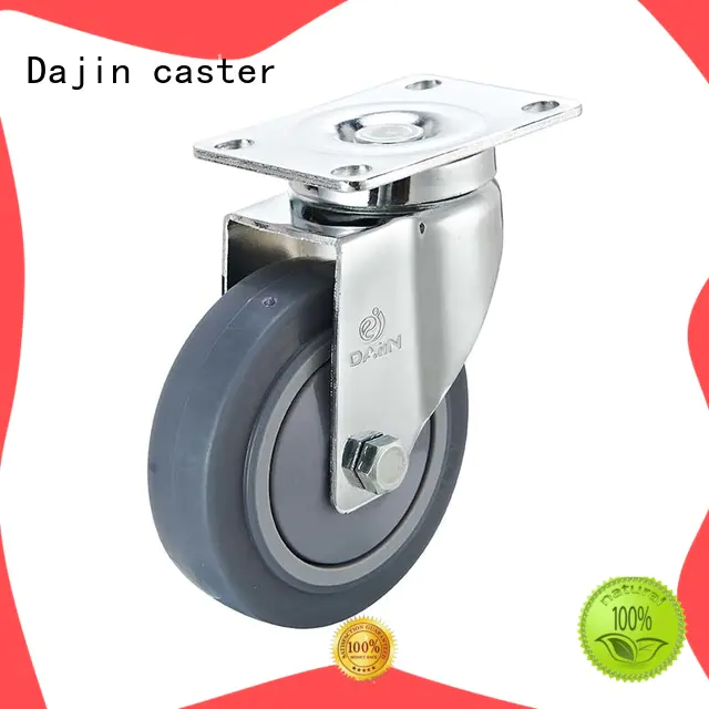 Dajin caster institutional 2 swivel caster wheels carts for trolleys