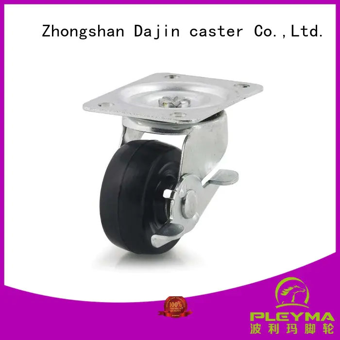 Dajin caster light light duty caster rubber carts