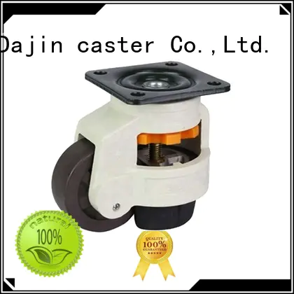 Dajin caster light-height leveling swivel caster top brand medical equipment