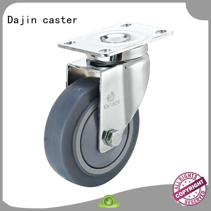 Dajin caster institutional medium duty caster wheel for trolleys