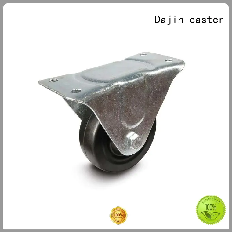 Dajin caster light pu caster wheel brake for wholesale