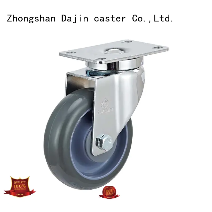 Dajin caster duty medium duty caster wheels tpr for dollies