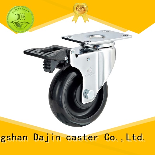 pu esd casters plated precision equipment Dajin caster