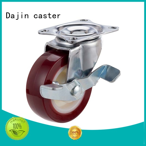 fixed light duty castors rubber for wholesale