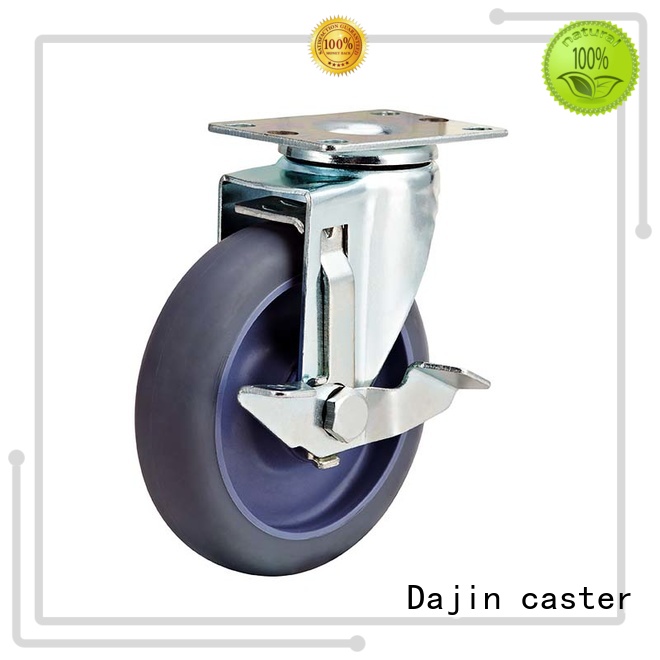 Dajin caster cart heavy trolley wheels cheapest factory price for trolley