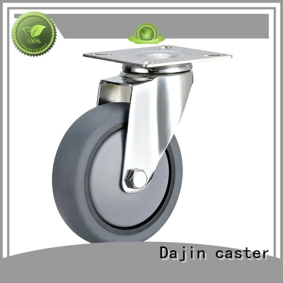 Dajin caster institutional 5 inch swivel casters caster fro rack