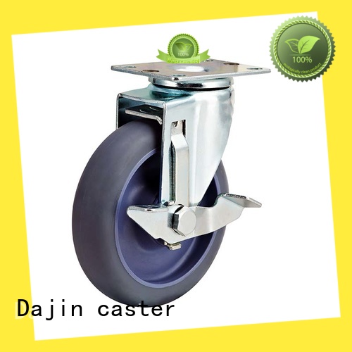 Dajin caster favorable-price trolley casters cheapest factory price for machine