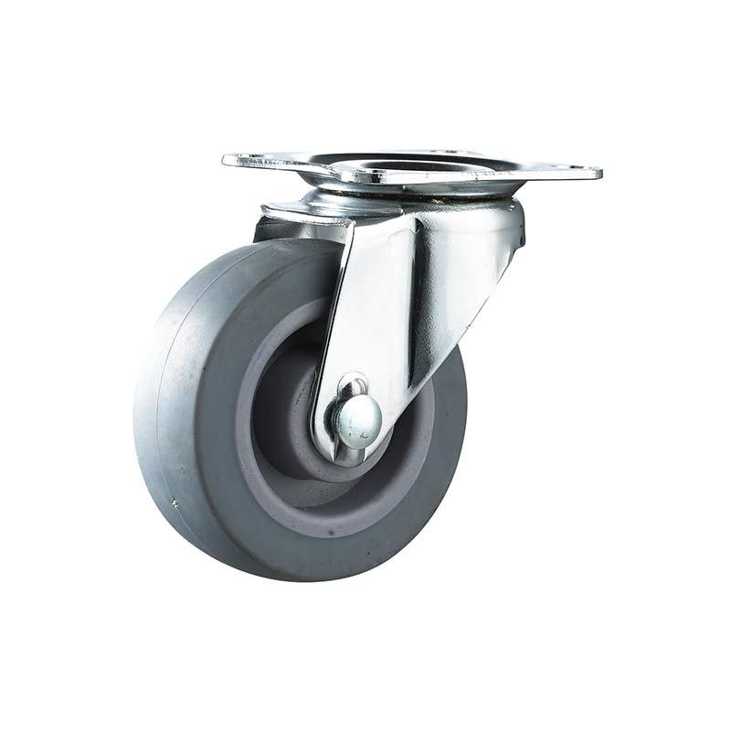 light-duty chair casters metal rubber for sale-1