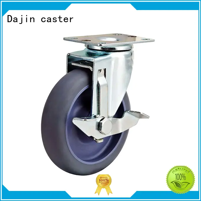 Dajin caster favorable-price metal swivel casters cheapest factory price for trolley