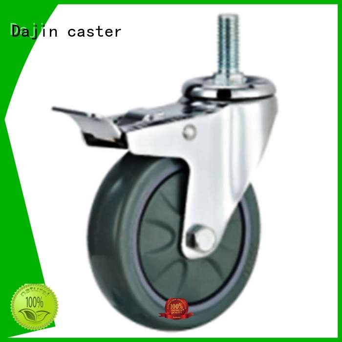 institutional 4 inch swivel casters light fro rack Dajin caster