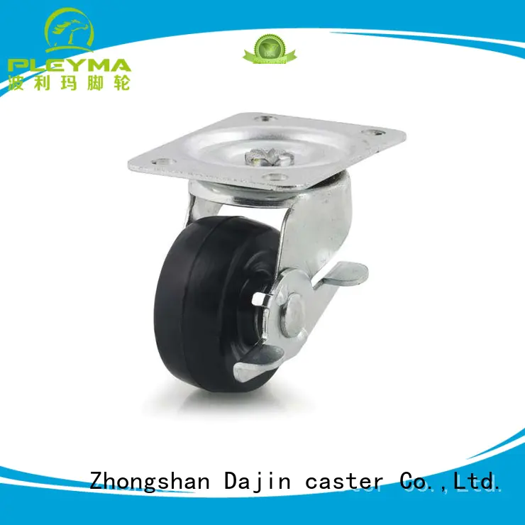 Dajin caster plastic light duty caster rubber for sale