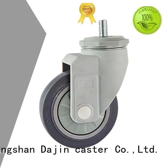 high quality trolley caster wheel hot-sale metal-brake Dajin caster