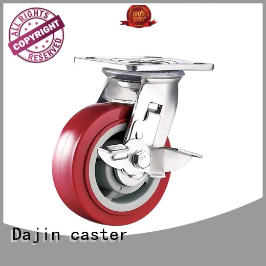 Dajin caster smooth-rolling heavy duty rollers wheels truck for car