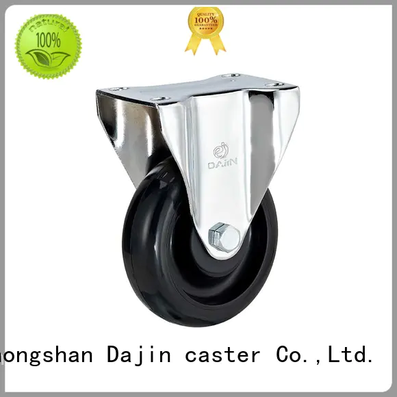Dajin caster Brand pu plate swivel anti static caster wheels