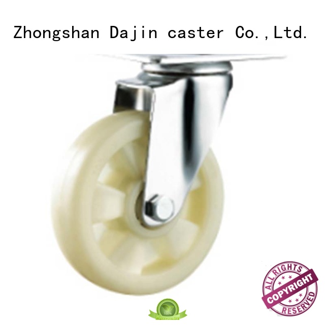 Dajin caster mediumlight furniture swivel casters tpr for dollies