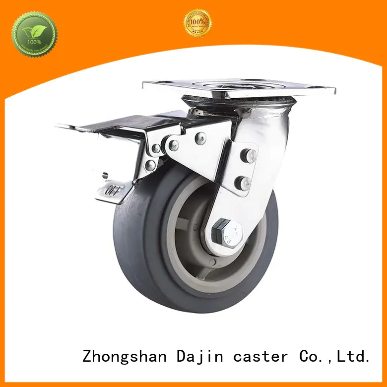 Dajin caster excellent heavy duty castors duty brake