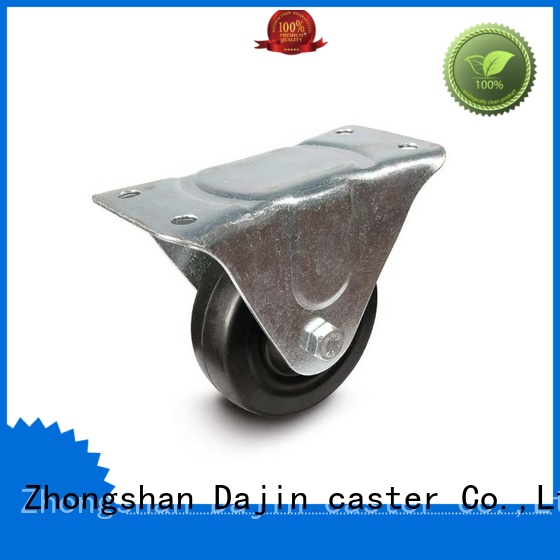 Dajin caster fixed office chair wheels plate for wholesale