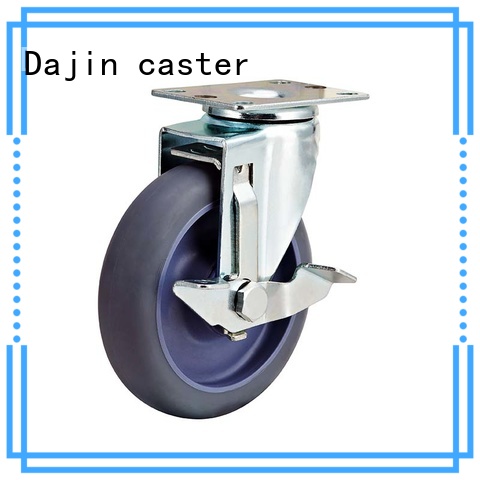 Dajin caster hot-sale heavy trolley wheels cheapest factory price for vehicle