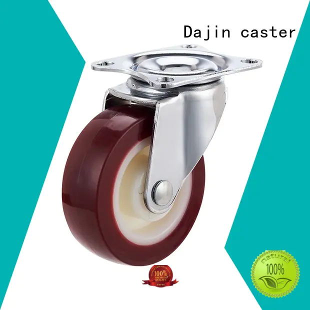 Dajin caster light duty castors rubber for car