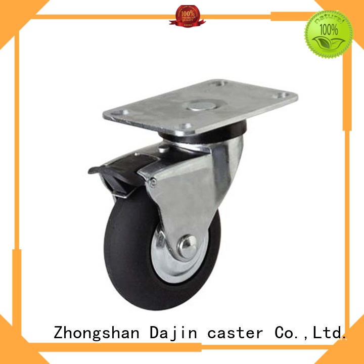 Dajin caster hielastic industrial casters furniture for auto