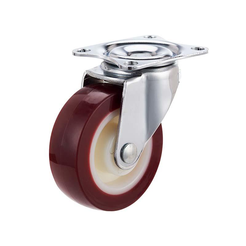 fixed polyurethane wheels industrial double side for sale-2