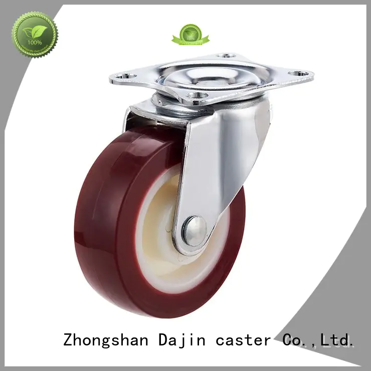 Dajin caster light-duty polyurethane wheels caster for sale