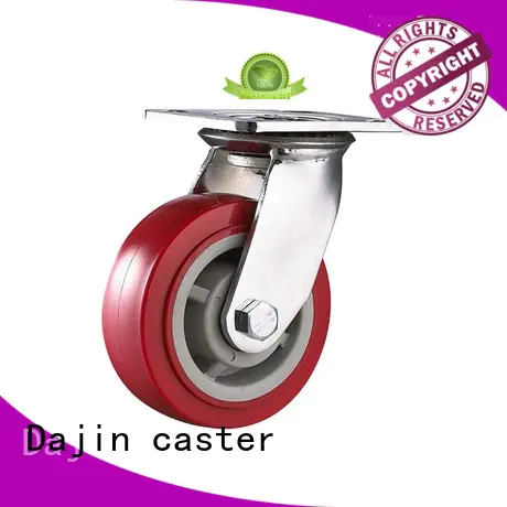 Dajin caster Brand industrial side heavy duty retractable casters