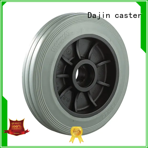 Dajin caster heavy trolley wheels bulk production for vehicle