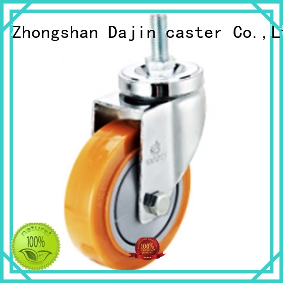 Dajin caster industrial swivel casters threaded dollies