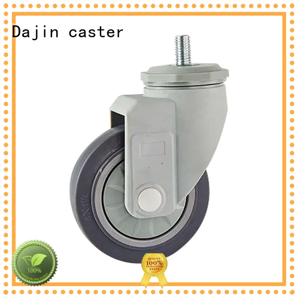 caster cart high quality metal-brake Dajin caster