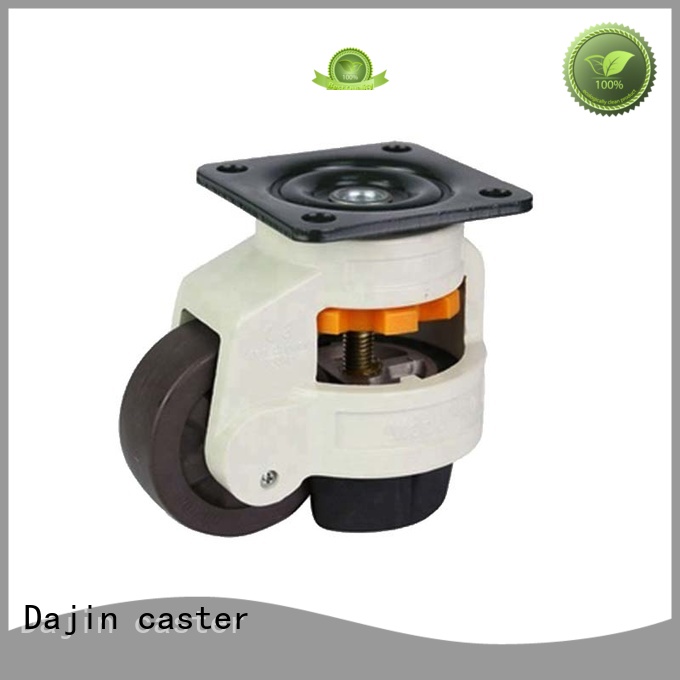 Dajin caster top brand leveling casters nylon medical equipment