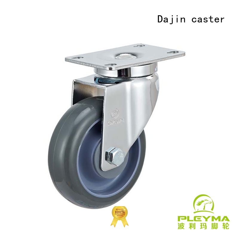 polyurethane 3 inch swivel casters caster for trolleys Dajin caster