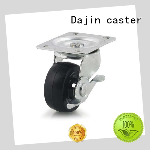 Dajin caster pu polyurethane caster wheels brake at discount