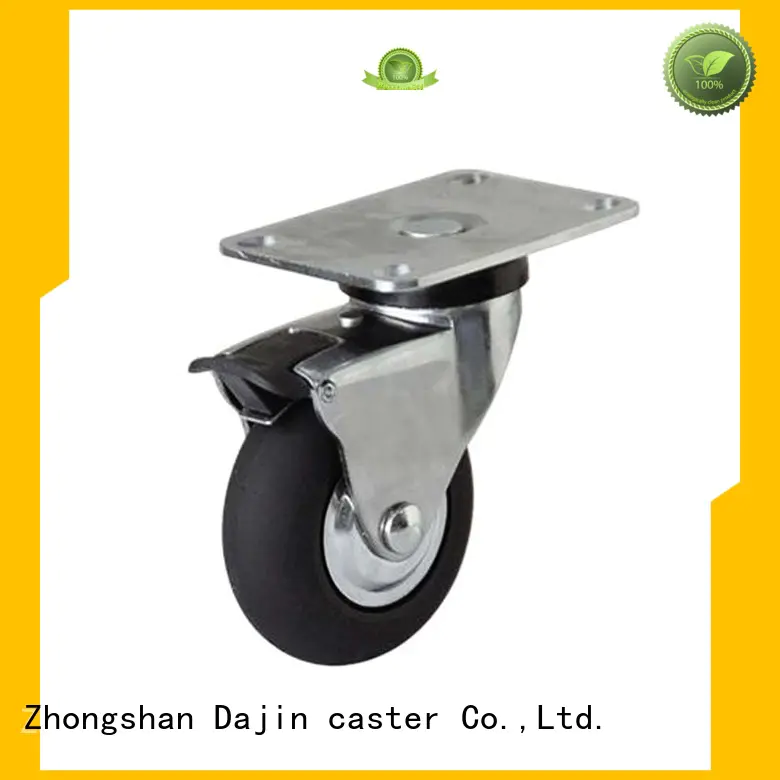 soft swivel casters caster for machine Dajin caster