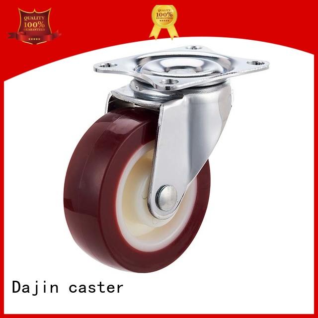 Dajin caster pu light duty caster brake for sale