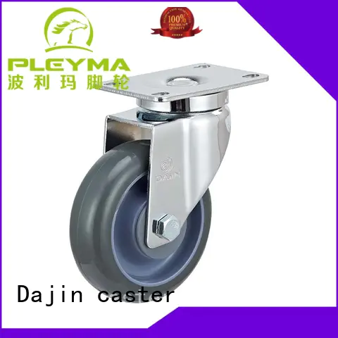 Dajin caster light duty medium duty caster wheels polyurethane for trolleys