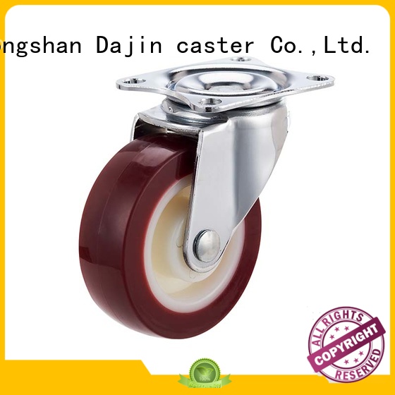 Dajin caster general polyurethane wheels brake for sale
