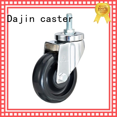 Dajin caster black anti static wheel swivel trolleys