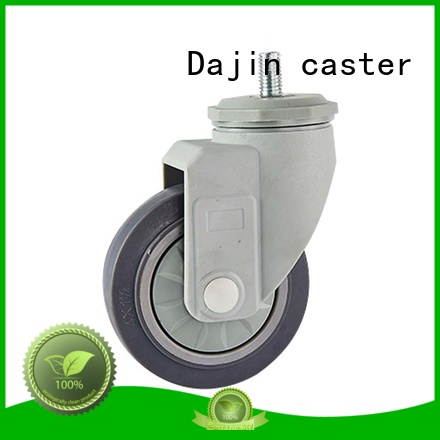 medium rubber casters highly-rated custom service plastic-brake